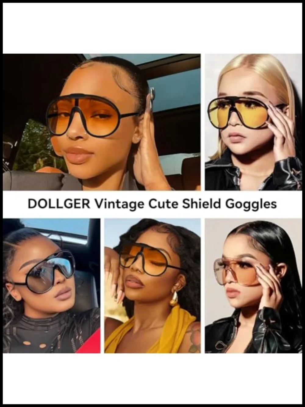 Oversized One Piece Shield Sunglasses UV400 UV Protected Wrap Around Adult